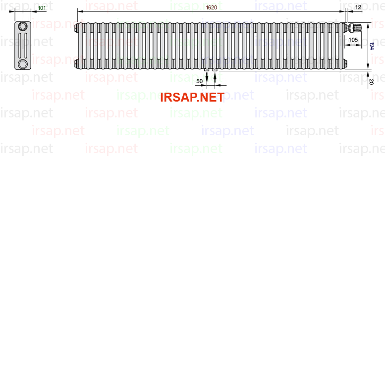 Радиатор IRSAP Tesi 30200/36 T52 CL 01